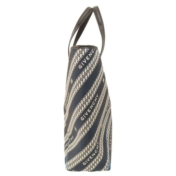 Givenchy Shoulder Bag Navy Canvas Tote Bag (Pre-Owned) - Picture 4 of 11